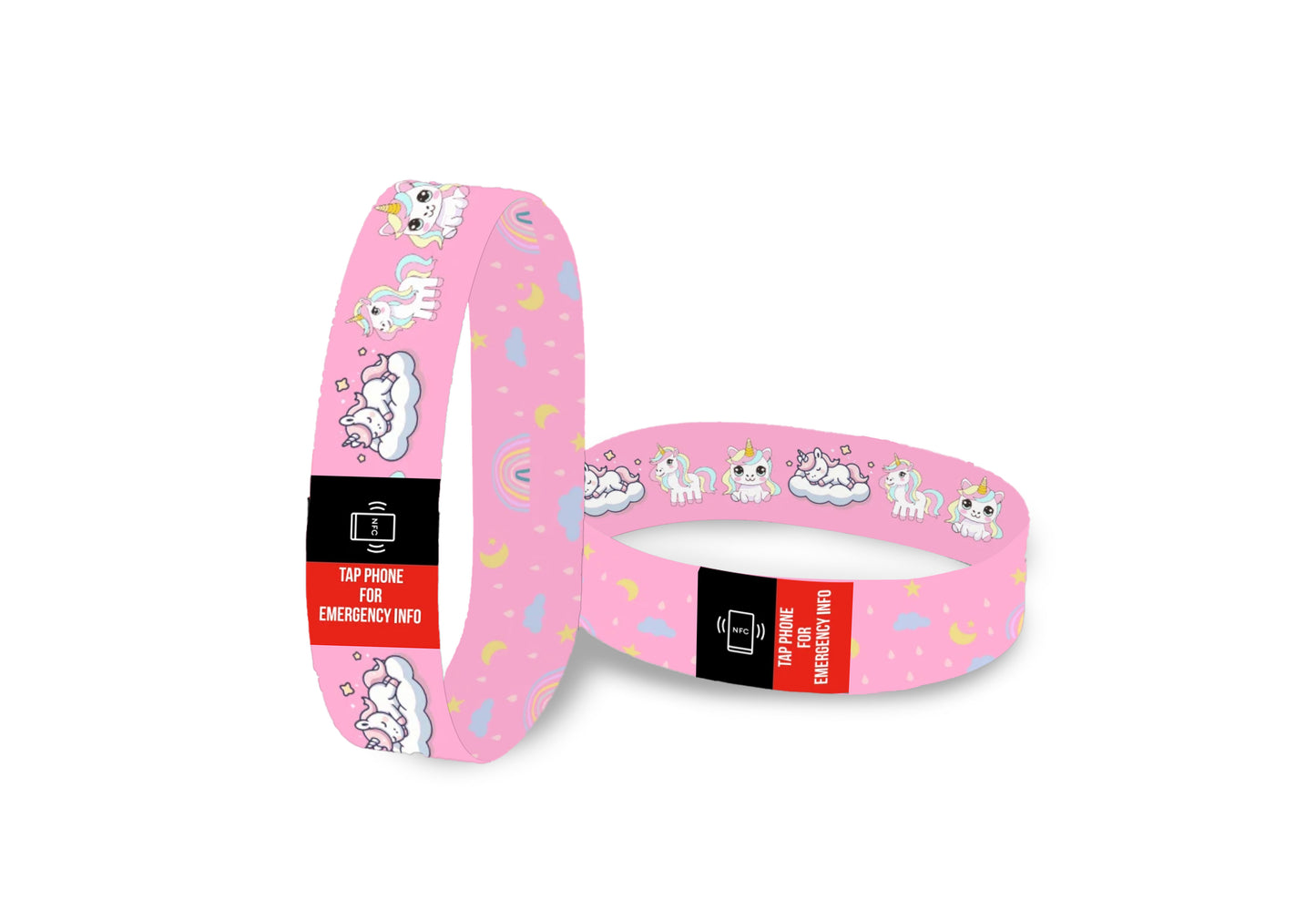 Child's Smart Medical ID Bracelet - Pink