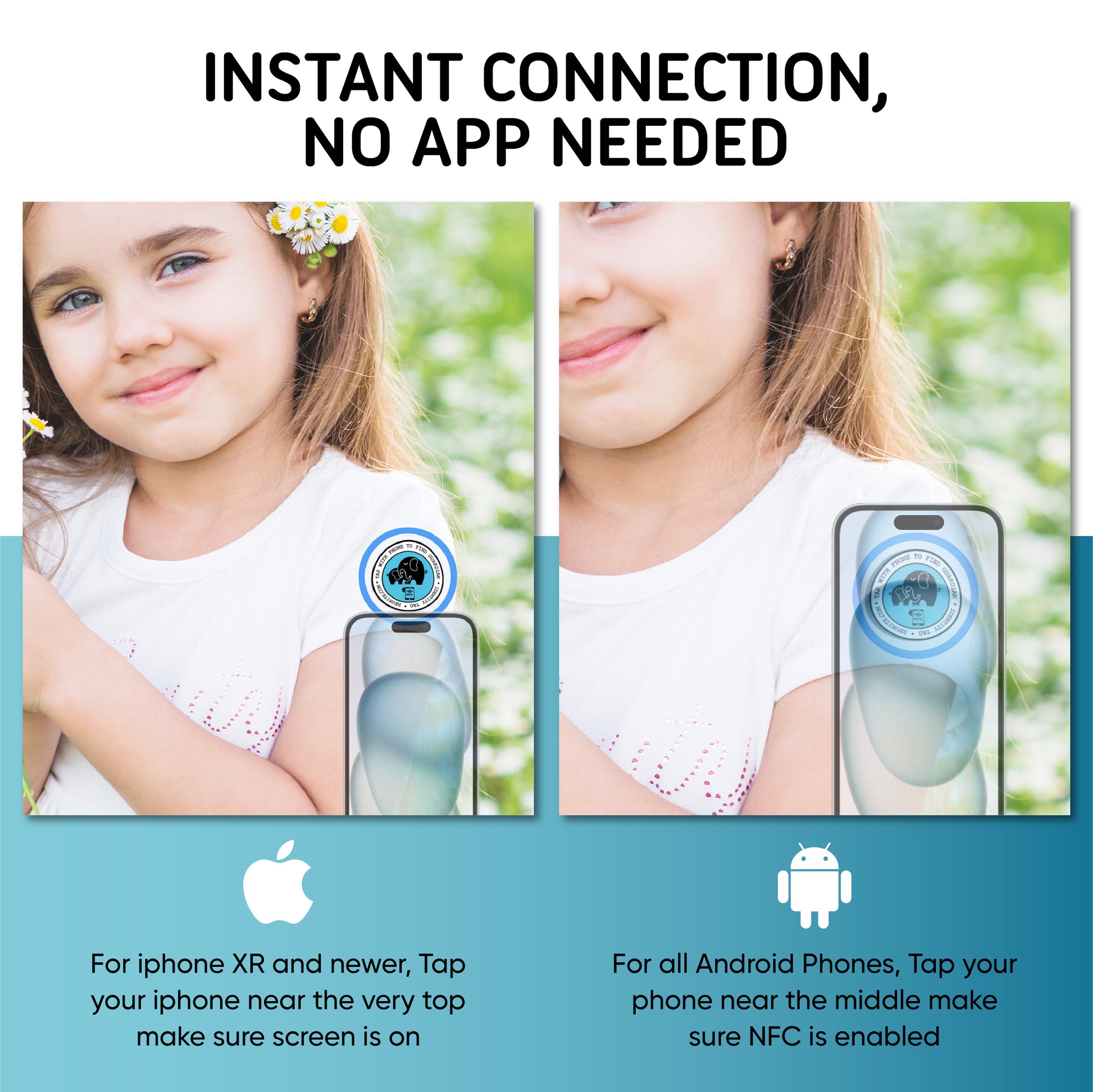 Smart Medical ID Patch - Iron On Tag For Clothing