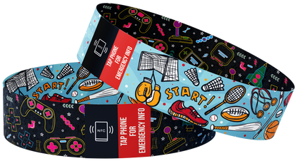 Child's Smart Medical ID Bracelet - Gamer