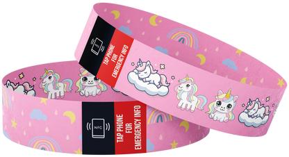 Child's Smart Medical ID Bracelet - Pink