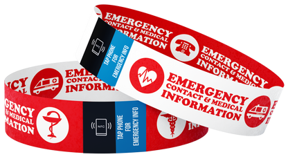 Adult's Smart Medical ID Bracelet - Emergency